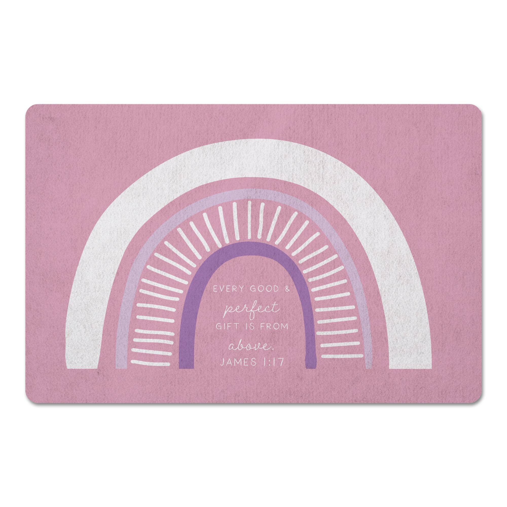 18" x 27" Pink Rainbow Floor Mat